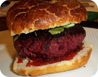 Lamb Beetroot Burger Recipe