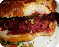 Lamb Beetroot Burger Recipe