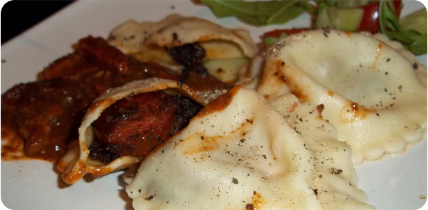 Black Pudding & Chorizo Ravioli Recipe Cook Nights by Babs and Despinaki