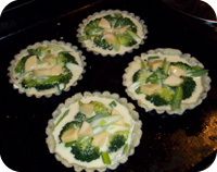 Broccoli Quiche Tartlets