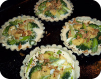 Broccoli Quiche Tartlets