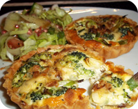 Broccoli Quiche Tartlets