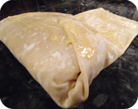 Cod in Filo Pastry with Leek & Bacon Sauce Recipe