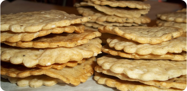 Sesame Seed Crackers Recipe