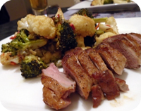 Duck with Cauliflower