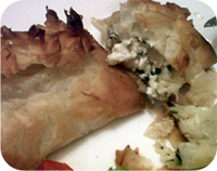 Filo Parcels - Cheesy Surprises