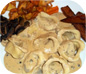 Haggis Tortellini, Neep and Carrot Crisps and Tattie Wedges Recipe