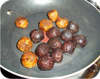 Haggis Tortellini, Neep and Carrot Crisps and Tattie Wedges Recipe