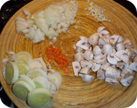 Leek & Mushroom Ravioli with Sage Butter