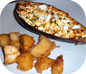 Papoutsakia & Lemon Potatoes - Little Shoes - Stuffed Aubergines