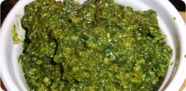 Parsley and Basil Pesto Recipe