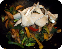 Pork & Mushroom Stir Fry