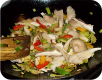 Pork Stir Fry with Oyster Mushrooms Recipe