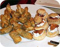 Haggis Spring Rolls and Wontons