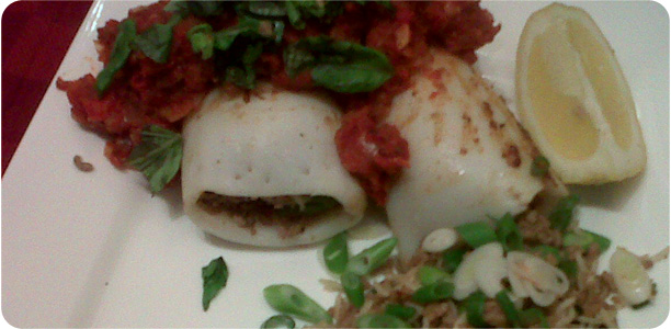 Stuffed Squid Recipe Cook Nights by Babs and Despinaki