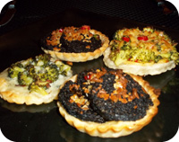 Black Pudding & Broccoli Tarts